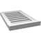 Ekena Millwork Vertical Surface Mount PVC Gable Vent: Functional, w/ 2"W x 2"P Brickmould Sill Frame, 14"W x 22"H GVPVE14X2203SF - alternate 2